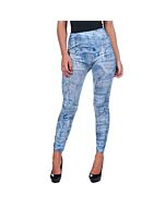 Intimax legging casaco azul