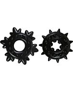 Renegade anillos spike negro