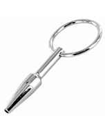 Metal do pênis de metal duro 9 milímetros mini plugue