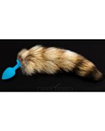 Tampão de silicone azul com cola - s