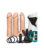 Vibrating dual density ultraskyn set - vainilla