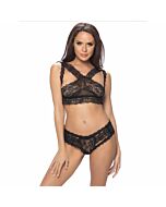 Conjunto de lingerie rainha duas peças s / m