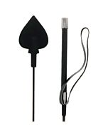 Chicote Veludo Preto 60cm