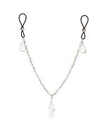 pingentes de vidro para mamilos com corrente