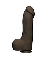 Dildo mestre ultraskyn 30,5 cm - marrom