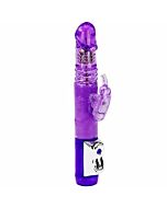 Ly-dança de coelho nos esferas rotativas