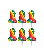 Rainbow pops - 6 uds