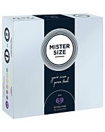 Mister size 69- preservativos extrafinos (36 pack)