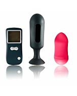 + Plug anal vibratório ovo com controle remoto Marc Dorcel