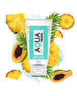 Lubrificante Aqua Travel Base de Água Sabor Frutas Tropicais 50ml