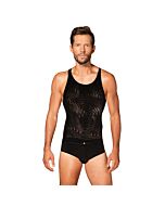 Obsessive - Camiseta Preta T103 para Homens - Sex Shop