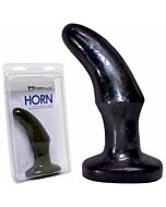 borracha chifre 16,5 centímetros butt plug anal