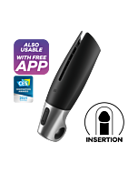 Satisfyer Power Masturbador Preto e Prata - Estimulação Poderosa