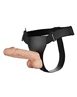 Cinto Ultra Passionate Harness 24 cm Natural com Vibração