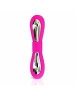 Vibrador rosa e ouro bowknot 7V