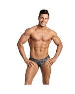Anais Men - Tanga Balance M - Microfibra suave com estampa xadrez