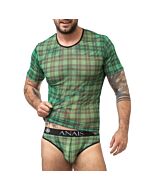 Anais Men - Magic Camiseta M | Lycra Suave com Estampa de Xadrez