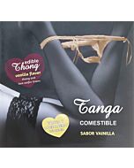 Hotflowers - Tanga Wafer e 2 Mamilos Baunilha