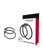 Escuridão - Anéis Duo Potenciadores para Pénis