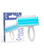 Amor Casual - Anel Vibratório de Língua Azul