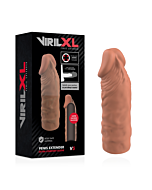 VirilXL - Extensão de Pênis de Silicone Líquido V5 Marrom