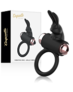 Coquette Chic Desire Anel Vibratório Preto/Dourado - Resistente, Poderoso e Submersível