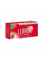 Lubrix caixa de morango sabor 12 unidades