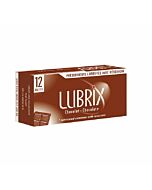 Lubrix caixa de sabor de chocolate 12 unidades
