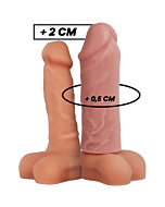 VirilXL Extensão de Pênis Silicone Líquido V3 Natural.