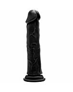 rocha real realistico 016 dildo preto 23,5 cm