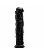 rocha real realistico 019 dildo preto 29,5 cm