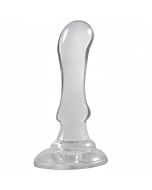 Fusão transparente plugue anal glamour 12,7 cm