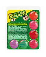 Setembro 6 bolas brasileiros com sabor de fruta