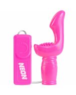 Neon sexy snuggler vibrador rosa