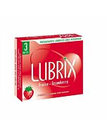 Lubrix 3 unidades sabor caixa de morango