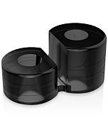 Anel de Potência para Pénis e Testículos PR12 Preto