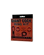 Kit de 5 strangler Penis Rings