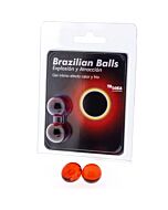 2 Bolas Brasileiras Explosão de Aromas Gel Excitante Efeito Quente e Frio - Massagem Sensual e Prazer Intenso