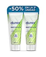 Durex Naturals Gel Lubrificante Íntimo 100% Natural - Prebióticos e pH Equilibrado