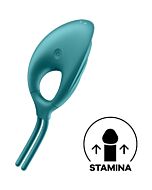 Anel vibratório Satisfyer Swordsman verde camuflagem - Estimulador de clitóris e ereção intensa