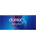 Durex Basic Natural 144 unidades - Preservativos finos e lubrificados de látex natural