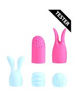 Quinn Rosa Tester 5 Peças 100% Silicone - Produto Erótico SEO