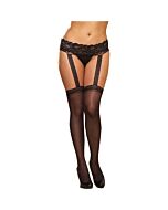 Compre agora a sensual Garterhose em branco! - Dreamgirls lingerie