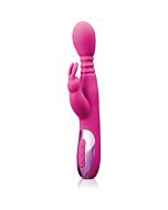 Inya Revolve - Vibrador Rotativo de Silicone Recarregável | Fúcsia | Estimulador de Clitóris