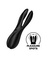 Satisfyer Threesome 2 Preto - Estimulador Clitoriano e Vaginal