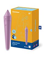 Satisfyer Ultra Power Bullet 8 com App - Roxo | Brinquedo erótico de silicone com bluetooth e 12 programas de vibração