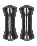 Braçadeiras magnéticas de bocal cinza - Equilíbrio de pin - Produto erótico