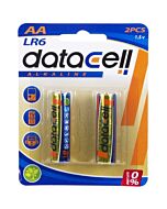 Blister 2 pilhas alcalinas LR6/AA - Datacell