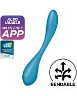 Satisfyer G-Spot Flex 5 Vibrador Multi Azul - Sex Shop SEO
