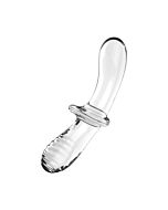 Satisfyer Double Crystal - Estimulador de Vidro de Borossilicato